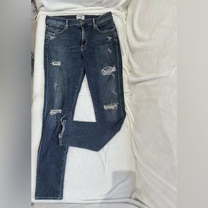 AGOLDE Distressed Skinny Denim